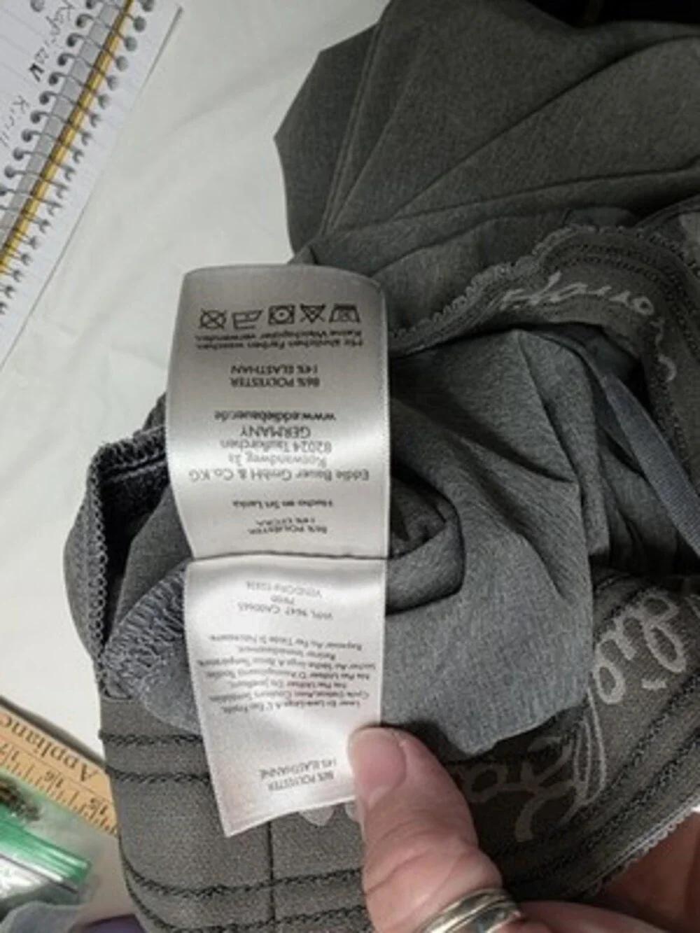 Eddie Bauer Men's Gray Athletic Activewear Shorts S Elastic Waist Drawstring Zip